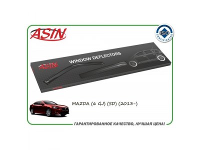 Дефлекторы окон (к-т 4шт.) (MZ 6 SD 2013-)/ASIN.DK2244 ASIN от ASIN Дефлекторы окон (к-т 4шт.) (MZ 6 SD 2013-)/ASIN.DK2244 ASIN