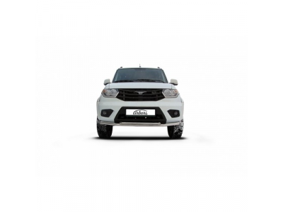 Защита переднего бампера Arbori d57+d57 двойная UAZ PATRIOT 2014-