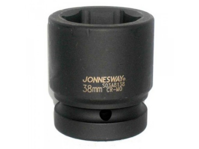 Головка торцевая ударная 1"DR, 38 мм, S03A8138 JONNESWAY от JONNESWAY Головка торцевая ударная 1"DR, 38 мм, S03A8138 JONNESWAY