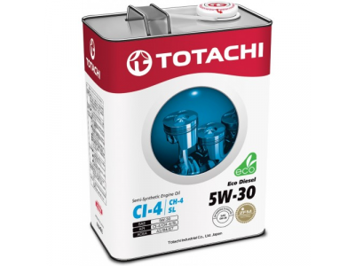 Масло моторное TOTACHI Eco Diesel CI-4/CH-4/SL п\синт 5W30 4л от TOTACHI Масло моторное TOTACHI Eco Diesel CI-4/CH-4/SL п\синт 5W30 4л